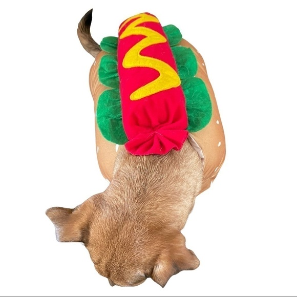 Hotdog Pet Costume Size Medium - Picture 2 of 5